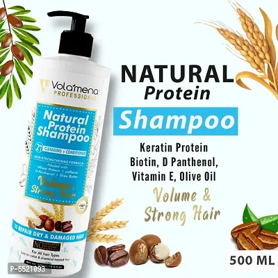 Natural Protein 2 in 1 Hair Shampoo (500 ml)-thumb3