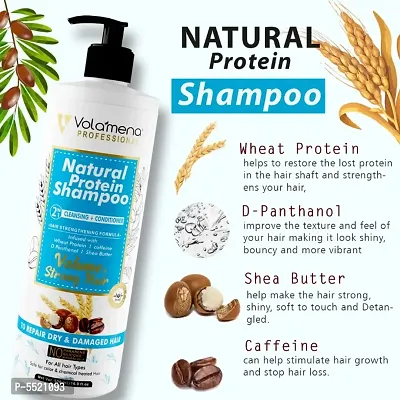 Natural Protein 2 in 1 Hair Shampoo (500 ml)-thumb4