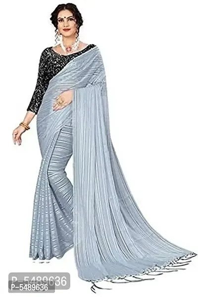 Beautiful Georgette Saree with Blouse piece-thumb0