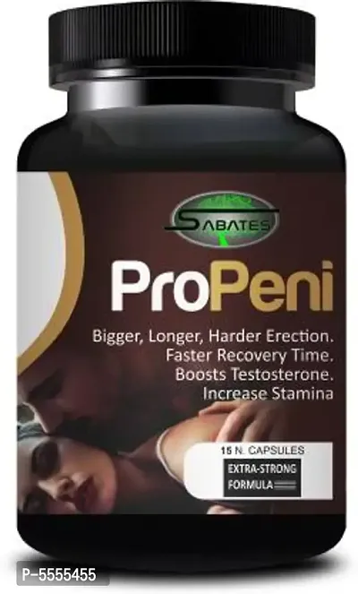 Sabates Propeni Herbal Capsules For Men Wellness, Supports Sexual Energy/Boost Your Sexual Power 100% Ayurvedic  (30 Capsules)-thumb0