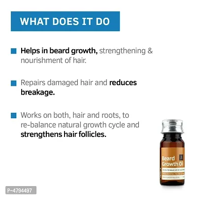 Ustraa Beard Growth Oil - 35ml - More Beard Growth, With Redensyl, 8 Natural Oils including Jojoba Oil, Vitamin E-thumb3