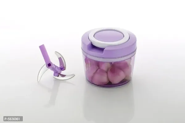 Plastic Purple Manual Hand Chopper