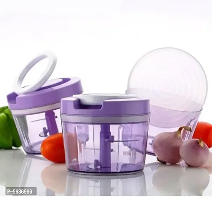 Plastic Purple Manual Hand Chopper