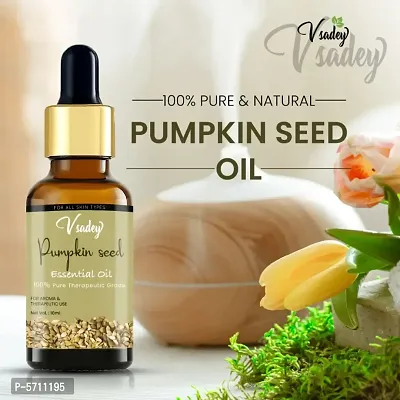 Pumpkin Seed Oil, Pure  Natural, Undiluted For Hair Loss, Younger Looking - 30 Ml (Pack Of 1)