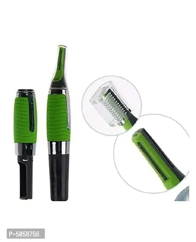 Personal Trimmer Cordless Micro Touches Nose Hair Trimmer with Built In LED Light (Green)-thumb3