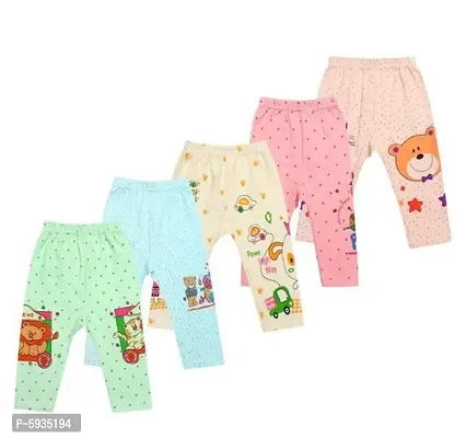 Princess Trendy Cotton Printed Night Pajama For Kids- 5 Pieces-thumb0