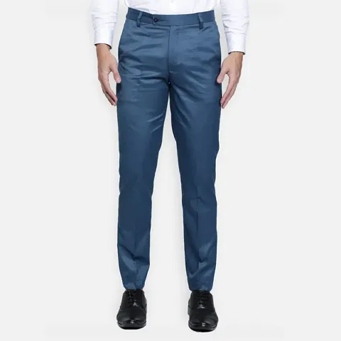 RARE RABBIT Slim Fit Men Dark Blue Trousers - Buy RARE RABBIT Slim Fit Men Dark  Blue Trousers Online at Best Prices in India | Flipkart.com