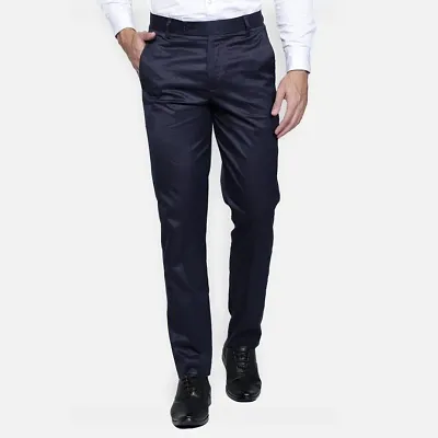 John Lewis Slim Fit Starter Suit Trousers, Navy at John Lewis & Partners