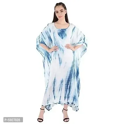 Women's Rayon Maxi Kaftan Nightgown-thumb0