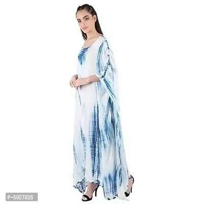 Women's Rayon Maxi Kaftan Nightgown-thumb2