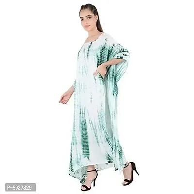 Women's Rayon Maxi Kaftan Nightgown-thumb2