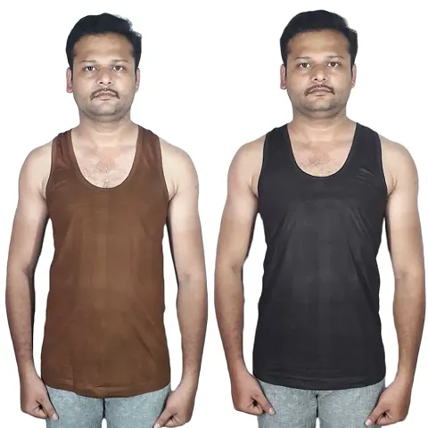 Men's Color Vests Pack Of 2