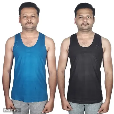 Men's Color Vests Pack Of 2