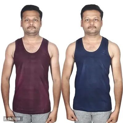 Men's Color Vests Pack Of 2