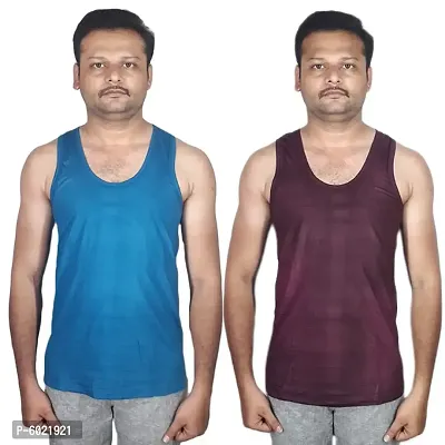 Men's Color Vests Pack Of 2