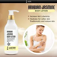 Luster Cosmetics Arabian Jasmine Body Lotion with Turmeric and Tulsi Extracts Imparts Nourishing Glow | Repairs Dry Skin | For All Skin Types | Body Lotion for Women and Men-300ml(Pack of 2)-thumb1