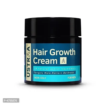 Ustraa Hair Growth Cream-100gm - For Male Pattern Baldness -Jump start hair growth with Onion Extracts - Prevents Hair fall, Restores hair growth.-thumb0