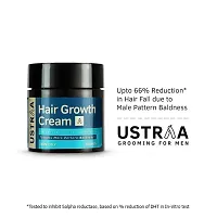 Ustraa Hair Growth Cream-100gm - For Male Pattern Baldness -Jump start hair growth with Onion Extracts - Prevents Hair fall, Restores hair growth.-thumb2