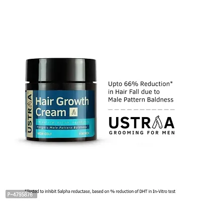 Ustraa Hair Growth Cream-100gm - For Male Pattern Baldness -Jump start hair growth with Onion Extracts - Prevents Hair fall, Restores hair growth.-thumb3