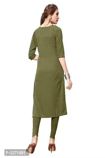 Multicoloured Crepe Printed Kurtas For Women-thumb4