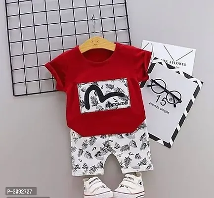 Kids Multi Colour T Shirts And Shorts Set  Pack Of 2-thumb3