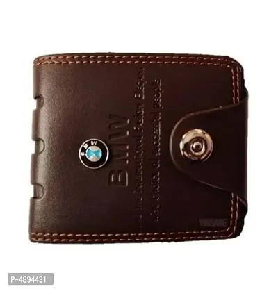 Stylish Brown Artificial Leather Wallet For Men And Boys-thumb3