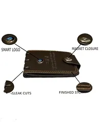 Stylish Brown Artificial Leather Wallet For Men And Boys-thumb4