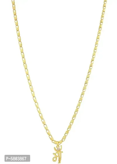 ELEGANT MAA PENDANT WITH CHARMING GOLD PLATED CHAIN-thumb3