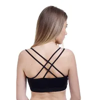 Womens Fancy Cross Back Sports Bra-thumb2