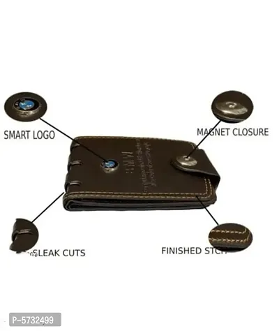 Stylish Bi-Fold PU Leather Wallets-thumb3