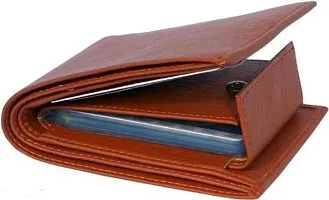 Trendy Leatherette Two-Fold Wallets For Men-thumb3
