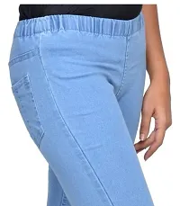 DENIM FULL LENGTH JEANS JEGGINGS-thumb1