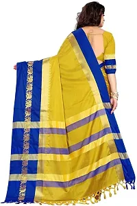 Rainbow Hathi Fabulous Cotton Silk Jacquard Sarees with Blouse Piece-thumb1