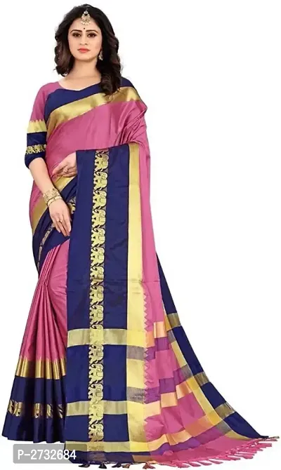 RAINBOW Hathi Fabulous Cotton Silk Sarees-thumb3