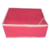 Red Fabric Self Pattern Organizers For Women-thumb1