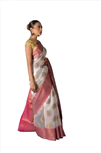 Banarasi Cotton Silk Woven Design Saree with Blouse piece-thumb2