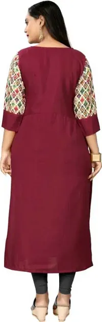 Cotton Embroidered Kurtas For Women-thumb1