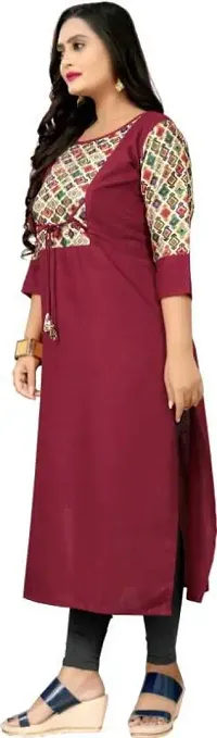 Cotton Embroidered Kurtas For Women-thumb2