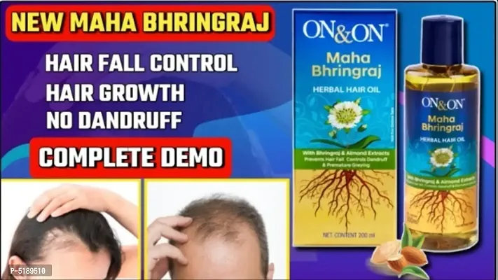 OnandOn Maha Bhringraj HERBAL HAIR OIL 200 ml-thumb3