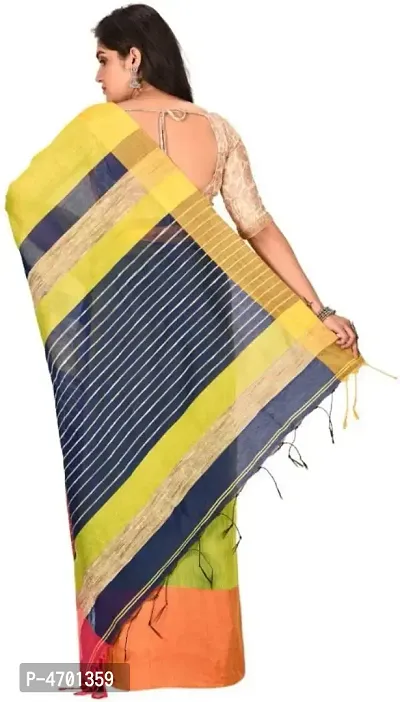 Latest Attractive Cotton Silk Woven Saree with Blouse piece-thumb3