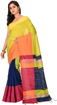 Latest Attractive Cotton Silk Woven Saree with Blouse piece-thumb3