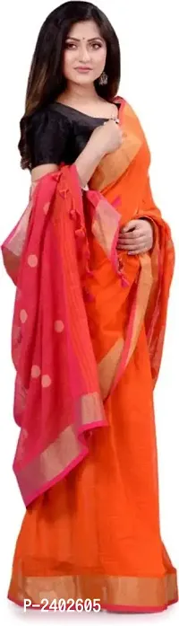 Stylish Handloom Attractive Hand Woven Linen Saree With Blouse Piece-thumb4