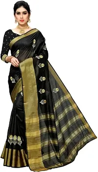 Combo of 2 Cotton Silk Dailywear and Partywear sarees with Blouse Piece-thumb1