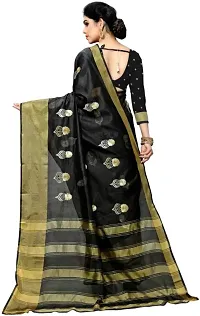 Combo of 2 Cotton Silk Dailywear and Partywear sarees with Blouse Piece-thumb2