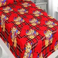 polycotton double  bedsheet with two pillow covers-thumb1