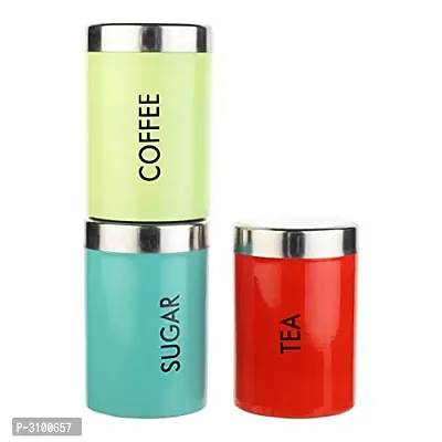 Colorful Tea, Coffee and Sugar canister-thumb2