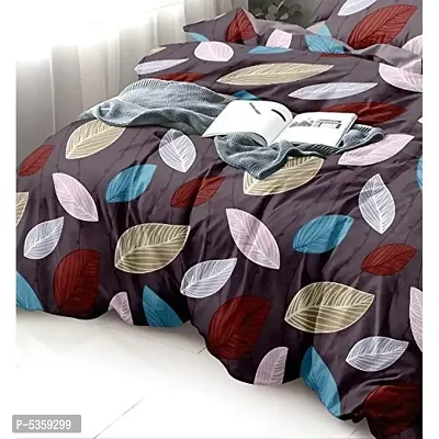 glace cotoon double beedsheet with jumbo pillow covers-thumb2