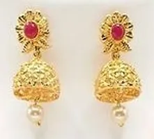Traditional South Gold-Plated Temple Jewellery Set-thumb2