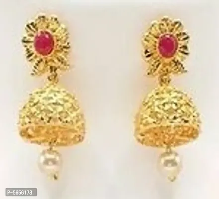 Traditional South Gold-Plated Temple Jewellery Set-thumb3
