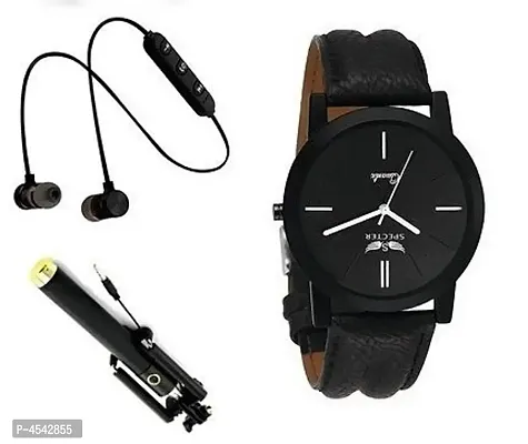 Mens Stylish and Trendy Analog Watch with Accessories (Combo)-thumb3